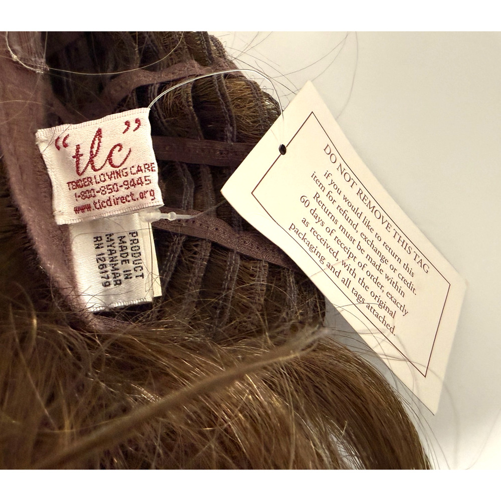 NWT Amelia Synthetic Wig Medium Golden Brown Shoulder Length Average Cap Natural - Picture 4 of 12